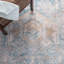 Qulin Oriental Blue/Gold Area Rug-1378842857