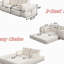 Canapé-lit pliable multifonctionnel 78,7 po, canapé-lit 3 en 1-618470751