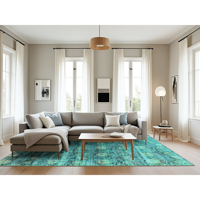 Cadey Abstract Indoor Rug, Rectangle 8' x 10'