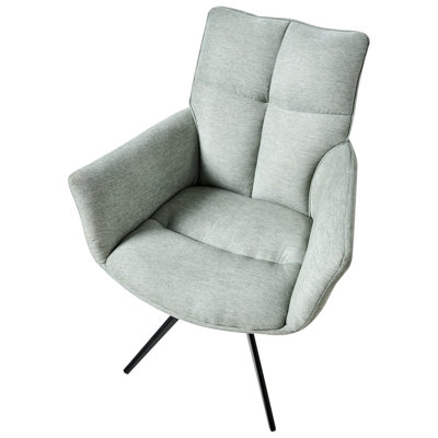 Dining Chair Swivel CORBIE Fabric