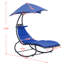 Balancelle courbée en acier Lazy Daze Hammocks Capacité de poids, bleu ciel-507016267