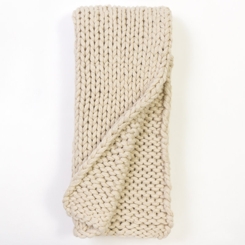 Knitted Throw Blanket