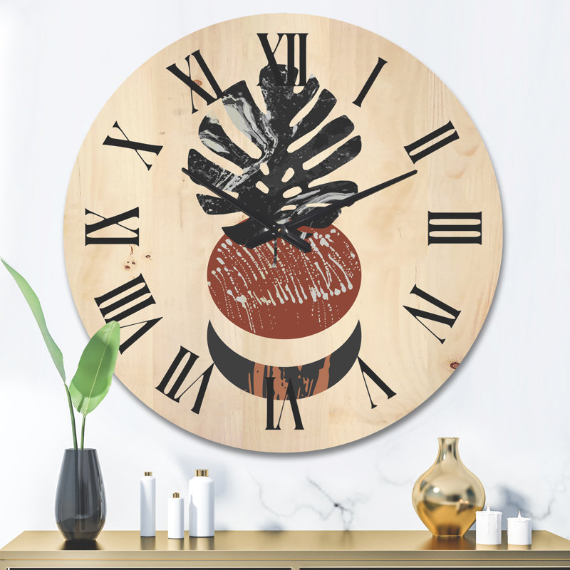 Solid Wood Wall Clock, Extra Large