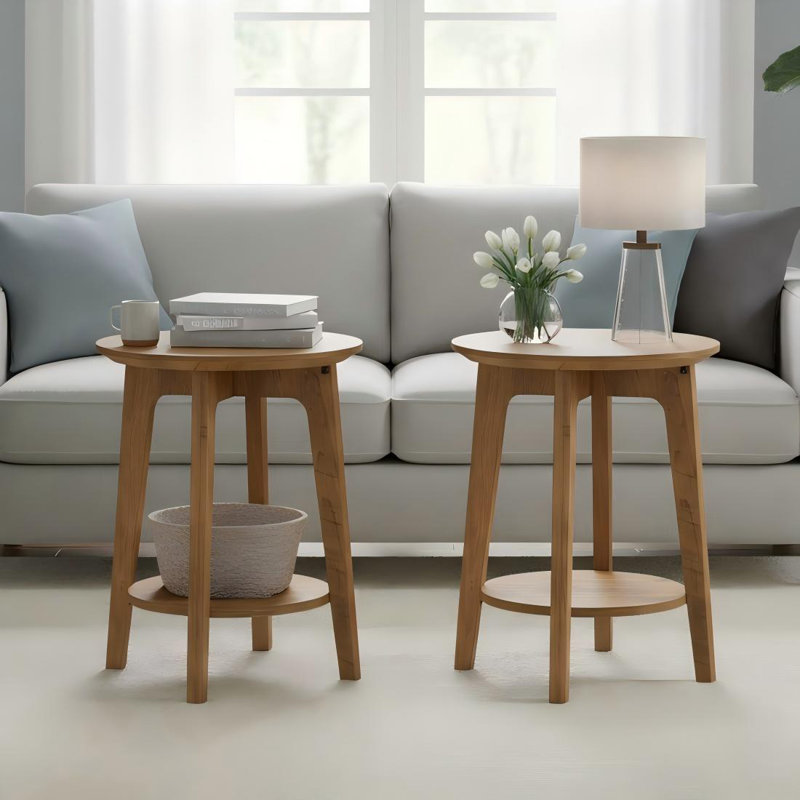 Round End Table (Set of 2)
