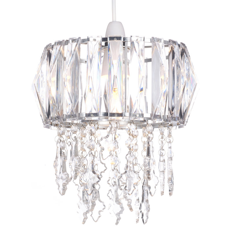 Causey 27cm H Plastic Oval Pendant Shade ( Screw On )