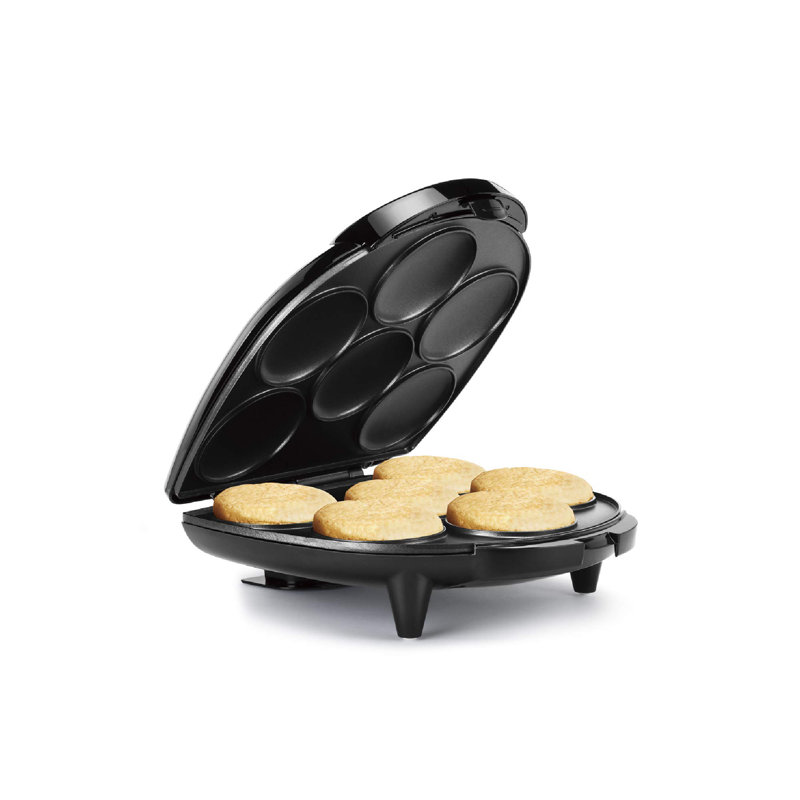 Holstein Housewares Non Stick Arepa Maker, Black