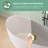 65" Freestanding Soaking Solid Surface  Bathtub-106911487