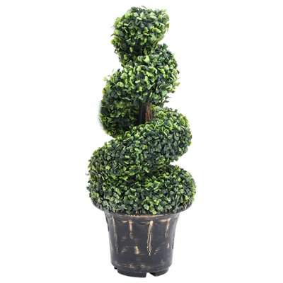 Faux Boxwood Plant in Pot