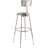Backed Adjustable Height Ergonomic Lab Stool with Footring