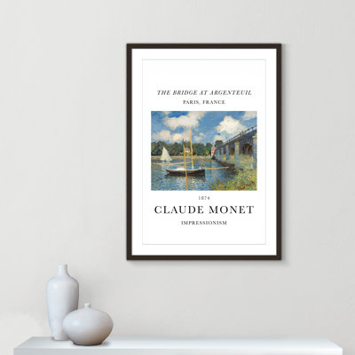 Pont à Argenteuil par Claude Monet