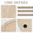 Guein 12” Round Natural Marble Tray-873599673