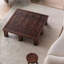 White ash wood vintage tree bark coffee table-2117574842