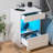 Breslyn Manufactured Wood Nightstand with Charging Station, LED Light and Shelf-992932073
