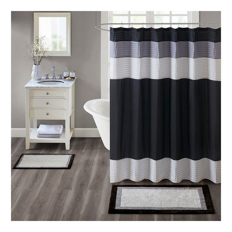 Tapis de bain en coton touffeté, Simple - L 27 po x l 45 po