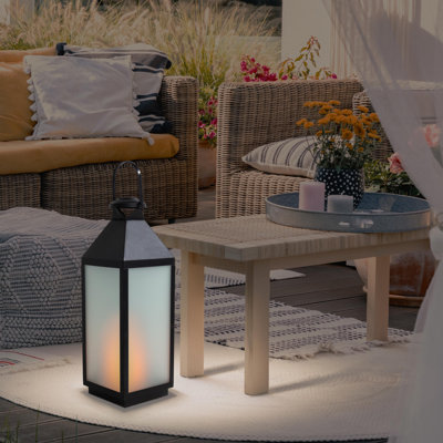 Aeren 60cm Battery Powered Integrated LED Outdoor Lantern with Electric Candle
