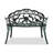 Elegant Aeruginous Cast Aluminum Patio Bench-2103844968