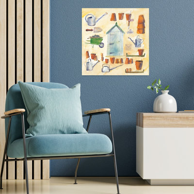 Contemporary Art Abstract Architecture Art by Michael Clark - Wrapped Canvas Print