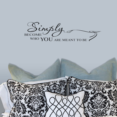 Text & Numbers Non-Wall Damaging Wall Decal