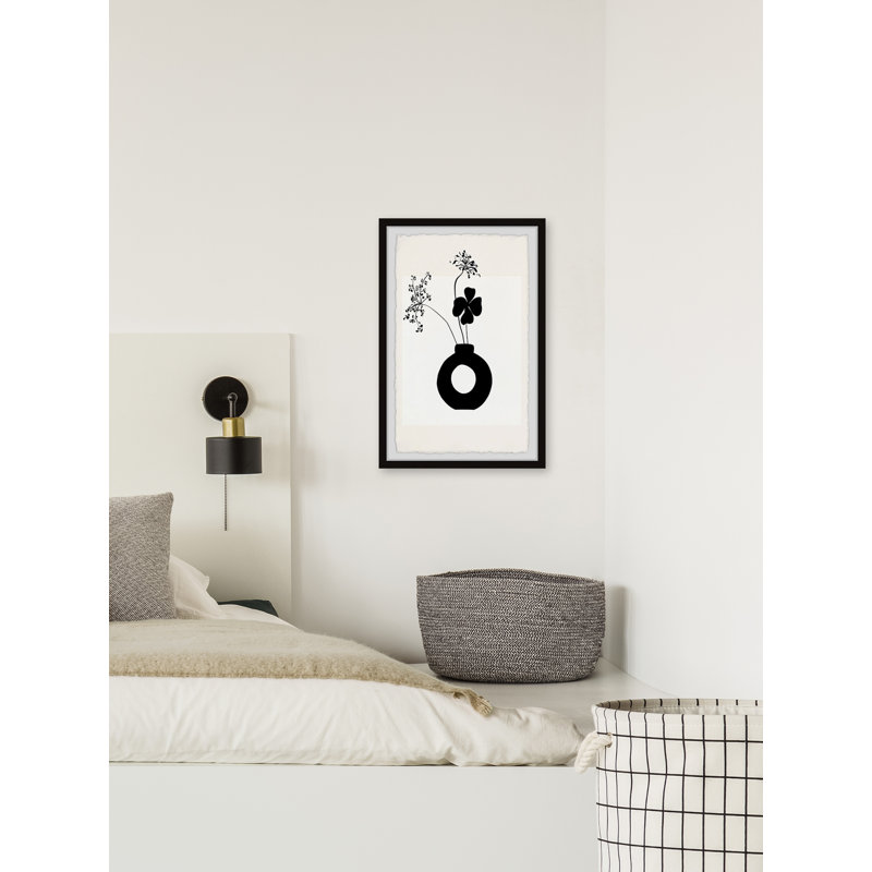 Donut Vase - Single Picture Frame Print, 45cm H x 38cm W