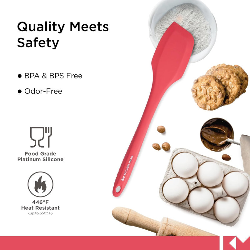 Silicone Spatula, Red