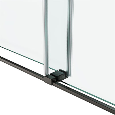 Frameless Double Sliding Shower Door