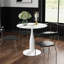Brannock Round Metal Base Dining Table-874601660