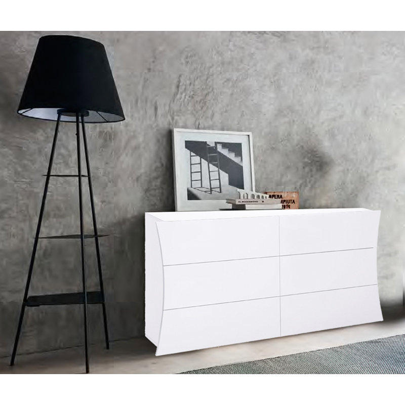 Gilad 146cm W 3 - Drawer Chest of Drawers