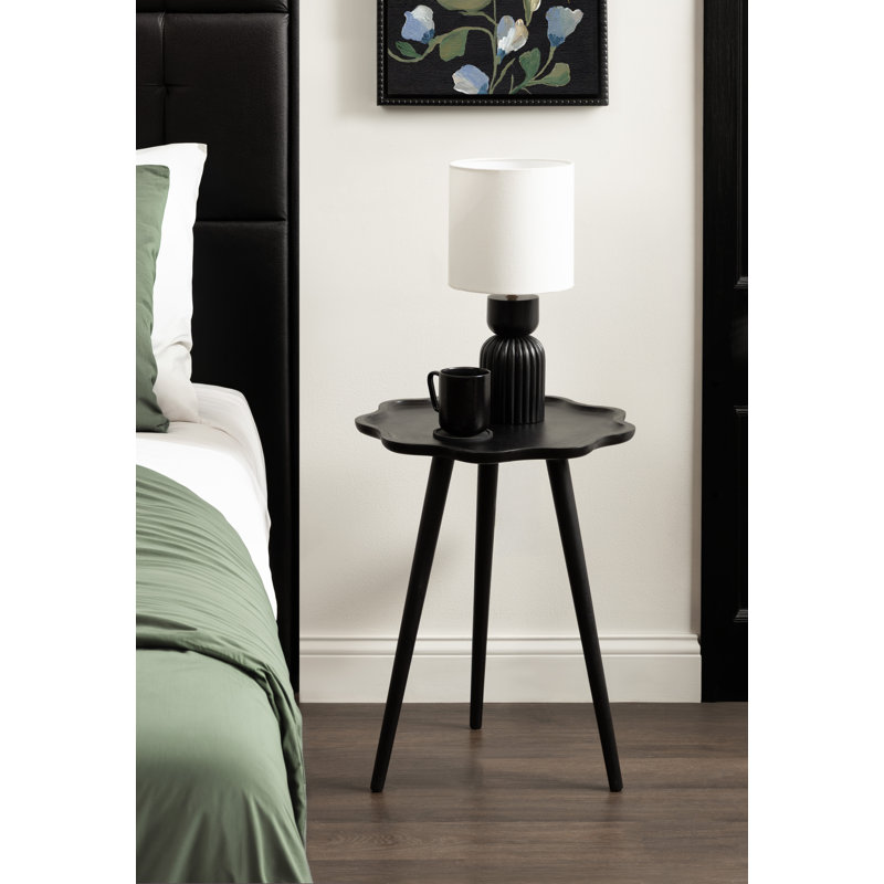 Table d'appoint Dujardin, Noir, 24" H x 18.5" W x 18.5" D