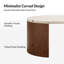 Table basse ronde cannelée avec plateau en travertin Jadida Celia-1719200362