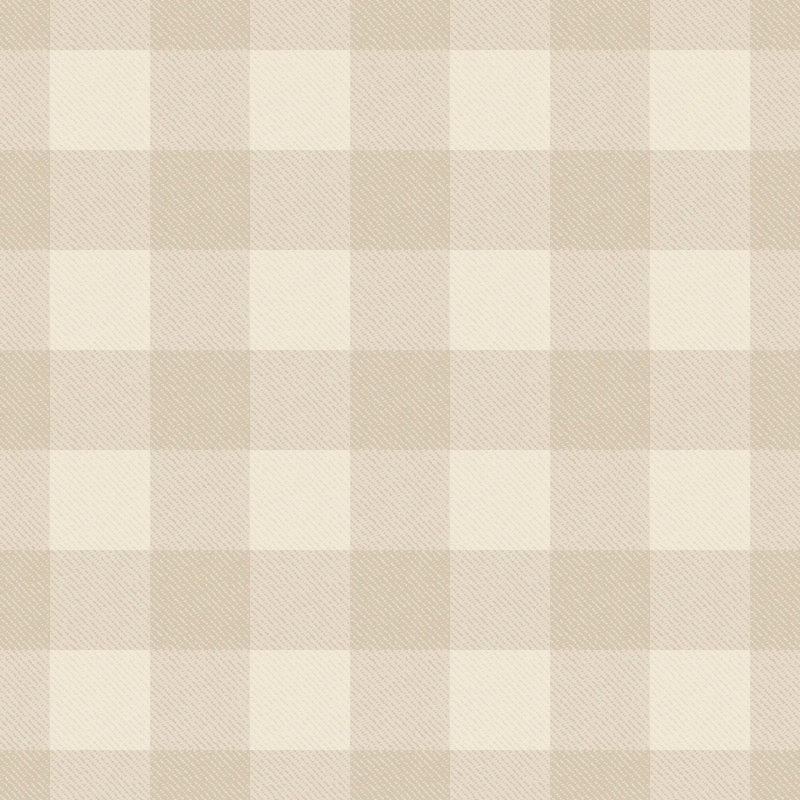 Vichy délavé, Champagne, Faux Grasscloth