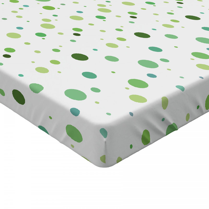 Microfiber Geometric Fitted Sheet, Full Fitted Sheet