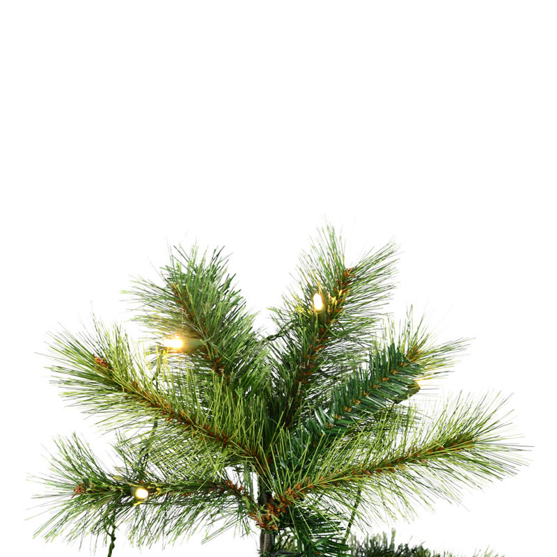 Brixworth 6' H Lighted Artificial Pine Christmas Tree