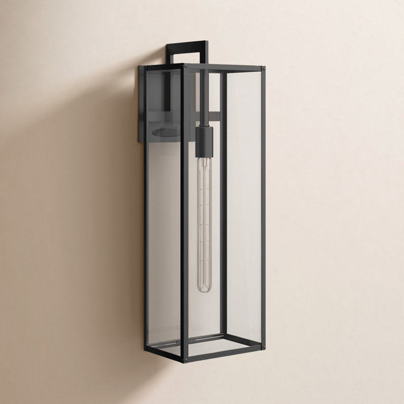 Lanterne murale d'extérieur 1 lumière Ansley, H 25 po x l 7 po x P 10,5 po