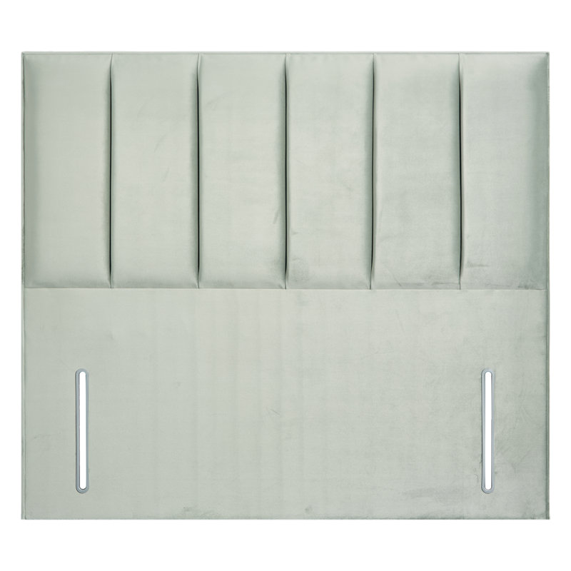 Wirksworth Upholstered Headboard, Small Double (4'), Plush Sage, Velvet