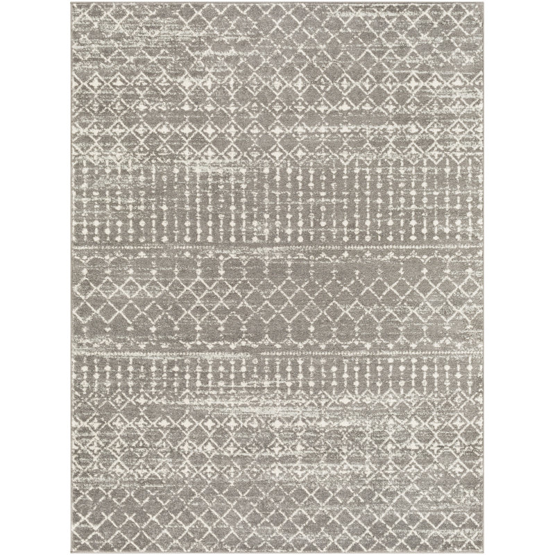 Irisha Geometric Indoor Rug, Rectangle 5'3" x 7'