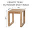 Venice Teak 8 Piece Deep Seating Group With Coffee Table-1330617645