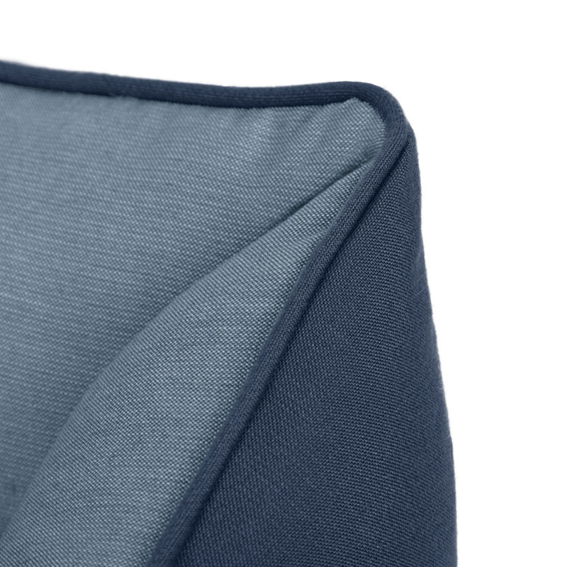 Lit pour animaux Sunbrella, H 11 po x l 36 po x P 26 po, Bleu