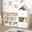 Versatile Children's Bookshelf With House-Shaped Design, Multi-Functional Storage For Books And Toys, Adjustable Placement, Durable Kids Organizer For Playroom Or Bedroom Easy Assembly & Safe For Kid-33791278