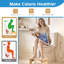 Tabouret de toilette en bambou pliable, tabouret de merde 7 po pour salle de bain