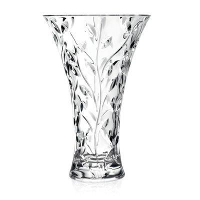 Crystal Laurus Vase 11"