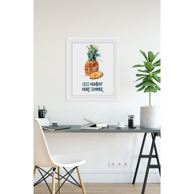 Less Monday - Single Picture Frame Print
