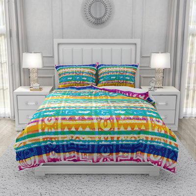 Bedding Sets Polyester Box Stitch Floral Duvet Cover & Insert