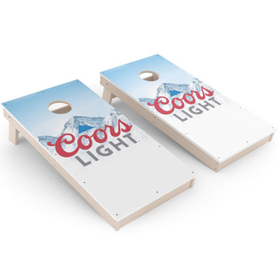 Coors Light Original All-Weather Composite Cornhole Board Set