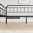 Metal Daybed Frame With Trundle, Heavy Duty Steel Slat Support Sofa Bed Platform With Headboard, No Box Spring Needed
