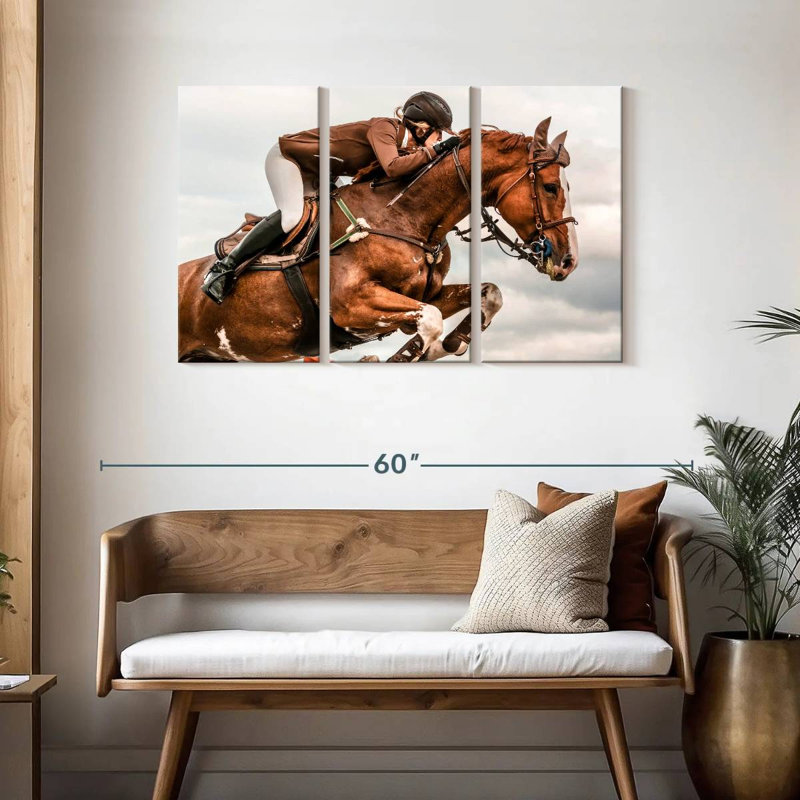 Saut d'équitation Sireci, H 28 po x l 45 po