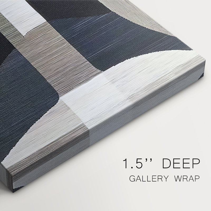 Série ABSTRACT DCLIX - Toile tendue avec châssis Premium - Prêt à être accroché, H 48 po x l 32 po
