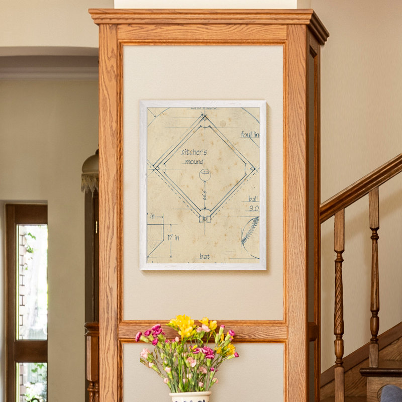 « all about the game i » par paul cezanne-cadre photo, reproduction d’art, H 32 po x l 44 po x 1,25 po, Pas de tapis