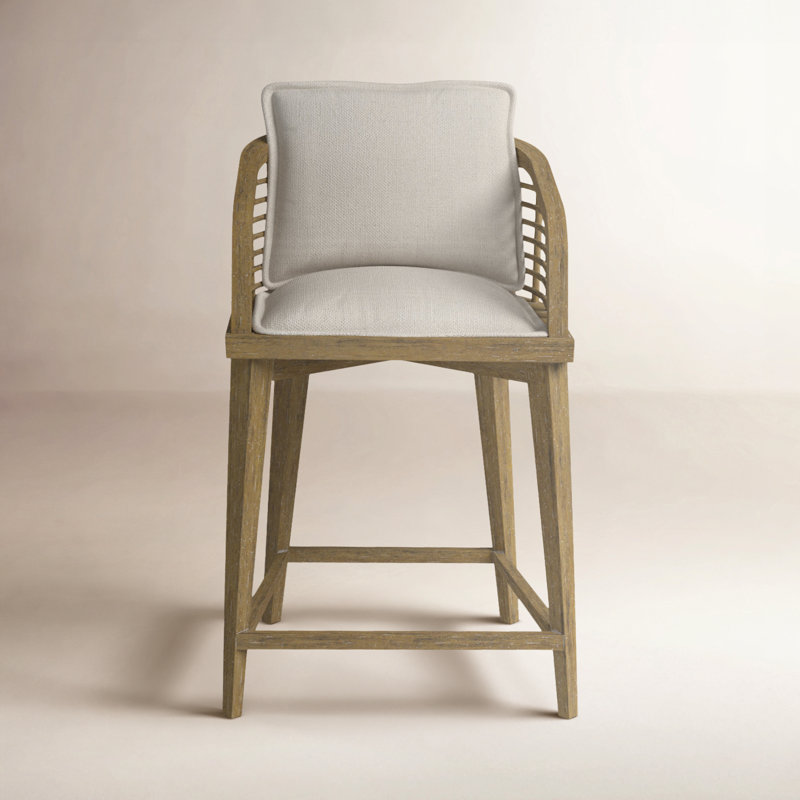 Sundance Barrel Back Swivel Counter Stool, Cliffside