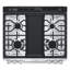 Cuisinière à gaz et à convection coulissante LG