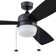 44" Barcadero 3 - Blade LED Propeller Ceiling Fan with Pull Chain and Light Kit Included